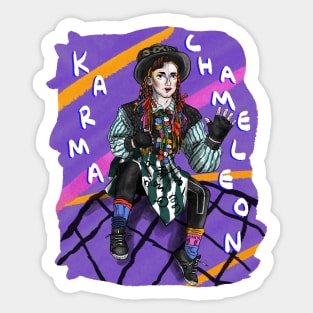 Culture Club - Karma Chameleon Sticker